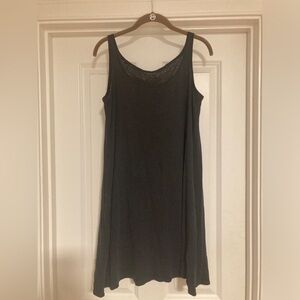 Eileen Fisher linen dress color/charcoal size small